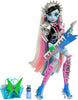 Monster High - Amped Up Frankie Stein Rockstar with Instrument & Performance-Themed Accessories Like Headphones