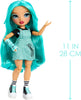 RAINBOW HIGH - Blu - Blue Fashion Doll in Fashionable Outfit,Wearing a Cast & 10 + colorful play accessories
