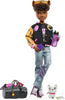 Monster High - Clawd Wolf Werewolf with Pet Gargoyle Bulldog & Themed Accessories, Includes Casketball Jersey & Bag