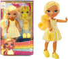 RAINBOW HIGH Littles - Daisy Madison - Small, Movable Fashion Doll - Yellow 14 cm Large Doll with Handbag and Magic Bear