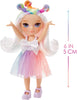 RAINBOW HIGH Littles - Opal Raine, Rainbow 5.5" Posable Small Doll with Purse, Magical Pet Unicorn