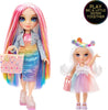 RAINBOW HIGH Littles - Opal Raine, Rainbow 5.5" Posable Small Doll with Purse, Magical Pet Unicorn