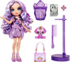 RAINBOW HIGH - Slime Kit & Pet - Willow (Purple ) 28cm Shimmer Doll with DIY Sparkle slime, magical pet and accessories