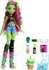 Monster High - G3 - Venus Mcflytrap Doll with Monster pet Cat Chewlian and Accessories like Backpack, Notebook Snacks and more