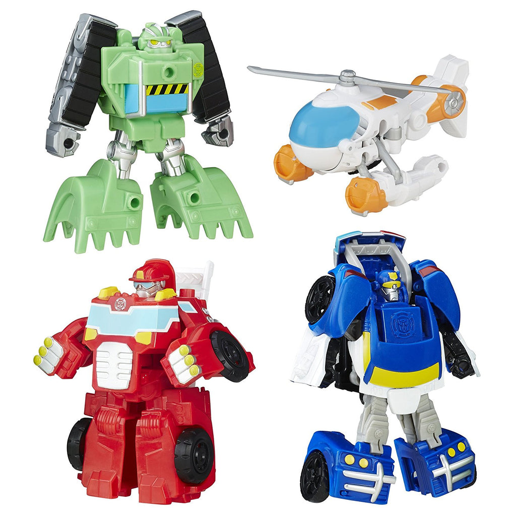 Rescue Bots Playskool Heroes BLADES, CHASE, BOULDER, HEATWAVE PACK