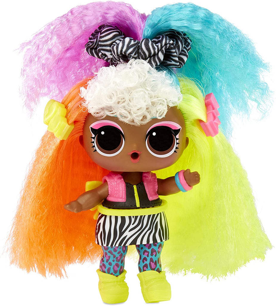 Lol doll rainbow hair on sale