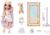 RAINBOW HIGH -  Pacific Coast Iridescent MARGOT DE PERLA White(Iridescent White) Fashion Doll with interchangeable legs - on clearance