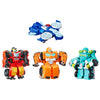 Rescue Bots - Playskool Heroes ACADEMY - WHIRL , HOT SHOT , WEDGE , HOIST - 4 PACK