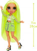 RAINBOW HIGH -  KARMA NICHOLS - NEON GREEN Fashion Doll with 2 Complete Mix & Match outfits