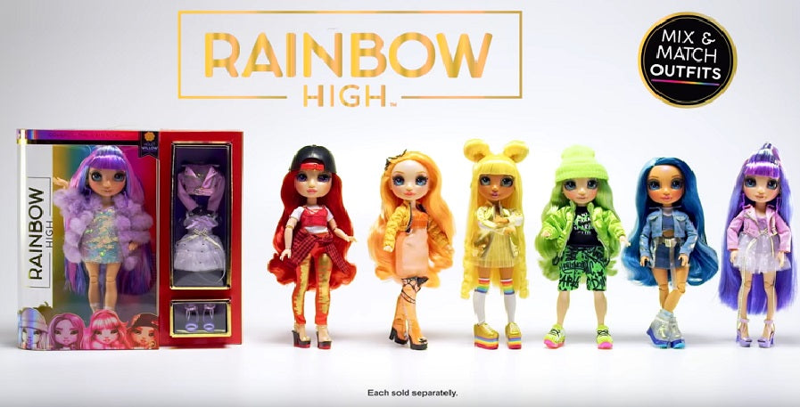 Rainbow High Swim and Style dolls 2024: Sunny, Skyler, Violet, Ruby 