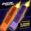 DART ZONE & Adventure force - Half-Length PRO 15 Round Ammo clips - 2 PACK - compatible with most PRO Blasters