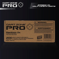 Dart Zone - Pro-Series 2X - 200 BAMBOO Half-Length  Darts - Refill - p/n 6101-M-200