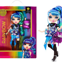 RAINBOW HIGH -  JUNIOR HIGH - Special Edition - Holly De’Vious - 9" Blue and Green Posable Fashion Doll with Accessories