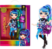 RAINBOW HIGH -  JUNIOR HIGH - Special Edition - Holly De’Vious - 9" Blue and Green Posable Fashion Doll with Accessories