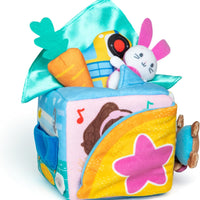 MS RACHEL Soft Toy Learning Box, Interactive Educational Toy, Ages 3+ Months, Animal Recognition, Fine Motor Skills Development - on clearance