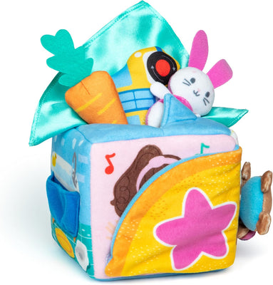 MS RACHEL Soft Toy Learning Box, Interactive Educational Toy, Ages 3+ Months, Animal Recognition, Fine Motor Skills Development - on clearance
