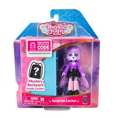 Royale High Surprise Locker and Figure (PurpleHair) - Virtual Item Code Included - on clearance