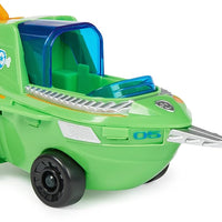 Paw Patrol -Aqua Pups Rocky Transforming Sawfish Vehicle with Collectible Action Figure - on clearance