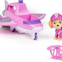 Paw Patrol  - Air Rescue Skye Action Figure & Hero Claw Jet Plane with Retractable Claw, Rescue Basket & Bunny - on clearance