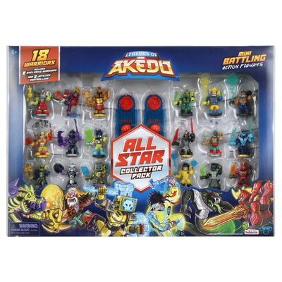 Akedo - 18 Ultimate Arcade 2.5 inch Action Figures Exclusive All Star Collector Pack, Boys, Ages 6+