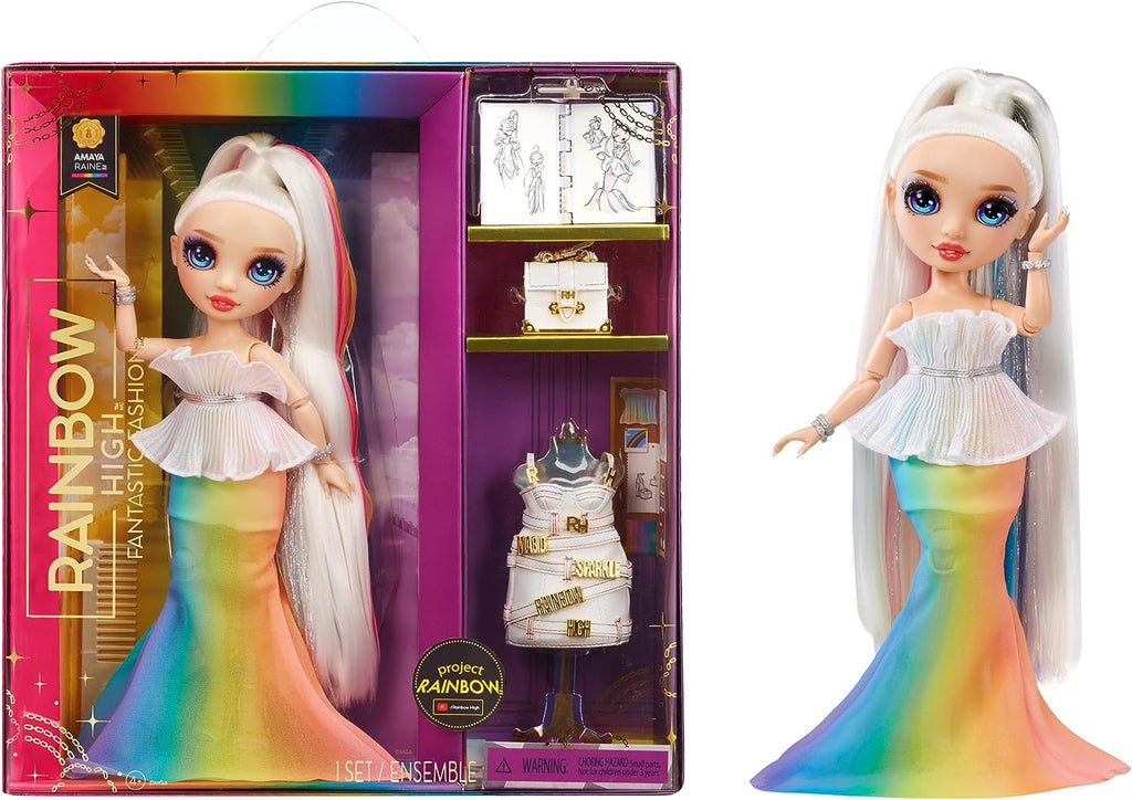 RAINBOW HIGH -  Fantastic Fashion - Amaya Raine Fashion Doll with 2 complete doll outfits