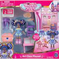 Royale High Art Class Playset - 1 Doll, 6 Accessories - 1 Surprise Water Reveal - Fits Inside Castle Playset - Virtual Item Code Included - on clearance