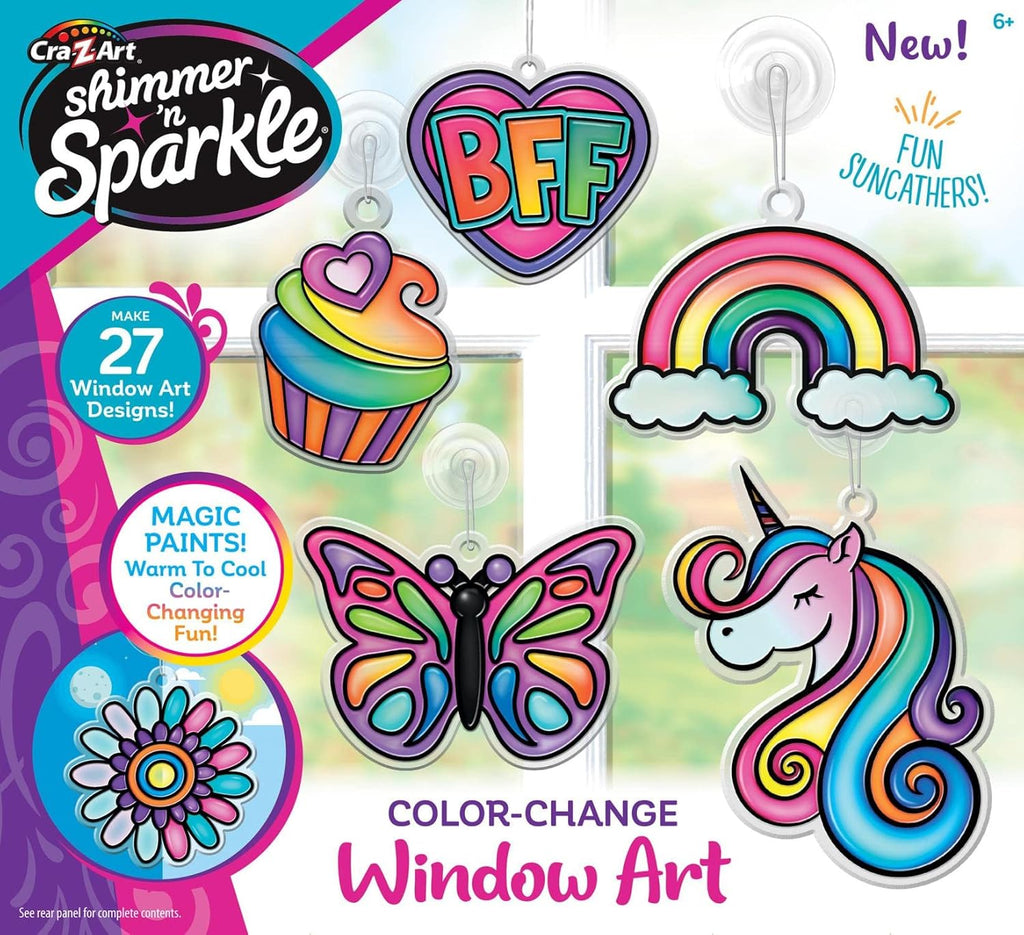 Cra-Z-Art Shimmer N Sparkle Colour Changing Window Art - on clearance