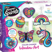 Cra-Z-Art Shimmer N Sparkle Colour Changing Window Art - on clearance