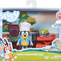 BLUEY - Dad Backyard BBQ - Bandit 2.5" Figure with Playset
