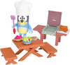 BLUEY - Dad Backyard BBQ - Bandit 2.5" Figure with Playset