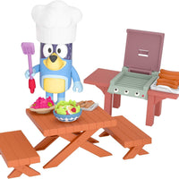 BLUEY - Dad Backyard BBQ - Bandit 2.5" Figure with Playset