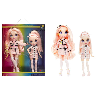 RAINBOW HIGH - BELLA 2 PACK, Pink Fashion Dolls, Pink Hair, 9 inch Junior High Doll with 2 complete doll outfits - COMING SOON