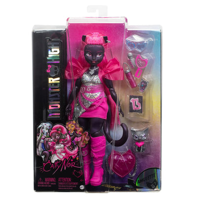 Monster High - Catty Noir Fashion Doll with Pet Cat Amulette and Accessories