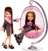 Bratz Dolls - Funky Fashion Furniture Retro-Swing Chair Playset & Display with Footrest, Swings Back & Forth