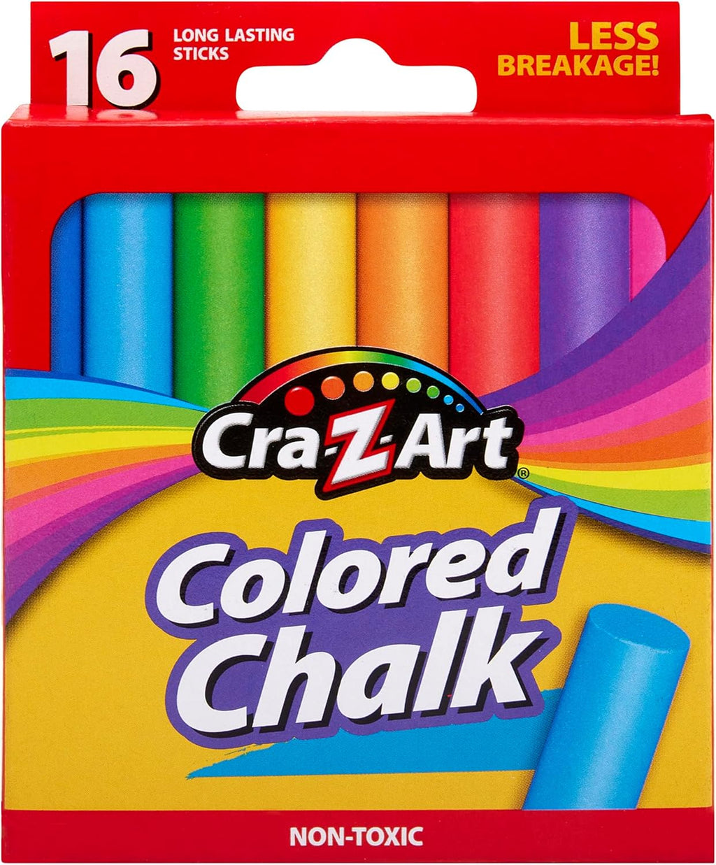 CraZart - Classic Coloured Chalk (16 pieces) - on clearance