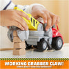 Rubble & Crew - Charger’s Crane Grabber Toy Truck with Movable Parts and a Collectible Action Figure