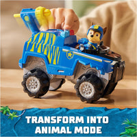 Paw Patrol  - JUNGLE PUPS - Chase Tiger Vehicle, Toy Truck with Collectible Action Figure