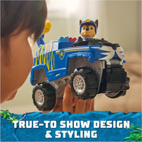Paw Patrol  - JUNGLE PUPS - Chase Tiger Vehicle, Toy Truck with Collectible Action Figure