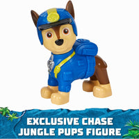 Paw Patrol  - JUNGLE PUPS - Chase Tiger Vehicle, Toy Truck with Collectible Action Figure