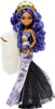 Monster High - Clawdeen Doll, Special Howliday Edition , Purple Hair and Floor-Length Gown with Furry Boa