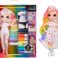 RAINBOW HIGH -  Color and Create Fashion doll - Blue Eyes version colour