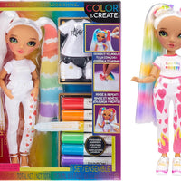 RAINBOW HIGH -  Color and Create Fashion doll - Green Eyes version colour