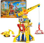 Rubble & Crew - Rubble and Crew, Bark Yard Crane Tower Playset with Rubble Action Figure, Toy Bulldozer and Kinetic Build-It Play Sand - on clearance