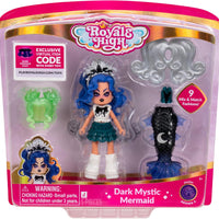 Royale High 3” Dark Mystic Mermaid Fashion Doll - 1 Figure with 9 Fashion Accessories - Virtual Item Code Included - on clearance