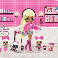 L.O.L LOL Surprise - OMG Diva Family with 45 surprises Including (1) Pink Fashion Doll with (4) Collectible Dolls and Accessories Toy Playset