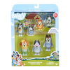BLUEY Extended Family Heeler 8 Pack Figures 6-7.5cm each - on clearance