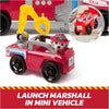 PAW Patrol Fire Rescue: Rapid Reload Fire Truck with Marshall Figure, Quick-Fire Launcher, Lights and Sounds - on clearance