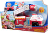 PAW Patrol Fire Rescue: Rapid Reload Fire Truck with Marshall Figure, Quick-Fire Launcher, Lights and Sounds - on clearance