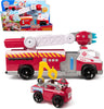 PAW Patrol Fire Rescue: Rapid Reload Fire Truck with Marshall Figure, Quick-Fire Launcher, Lights and Sounds - on clearance