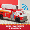 PAW Patrol Fire Rescue: Rapid Reload Fire Truck with Marshall Figure, Quick-Fire Launcher, Lights and Sounds - on clearance